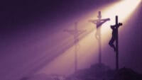 Heavenly Light Shining on the Cross