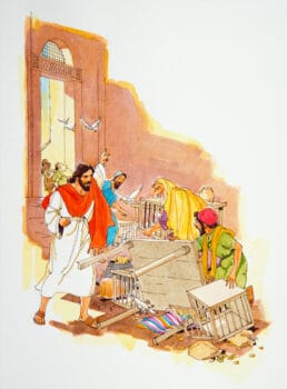 Jesus Overturns Tables