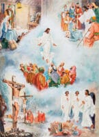 Jesus Overseing People