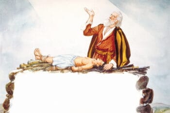 Abraham sacrificing his Son